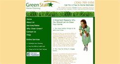 Desktop Screenshot of greenstarcleaning.com